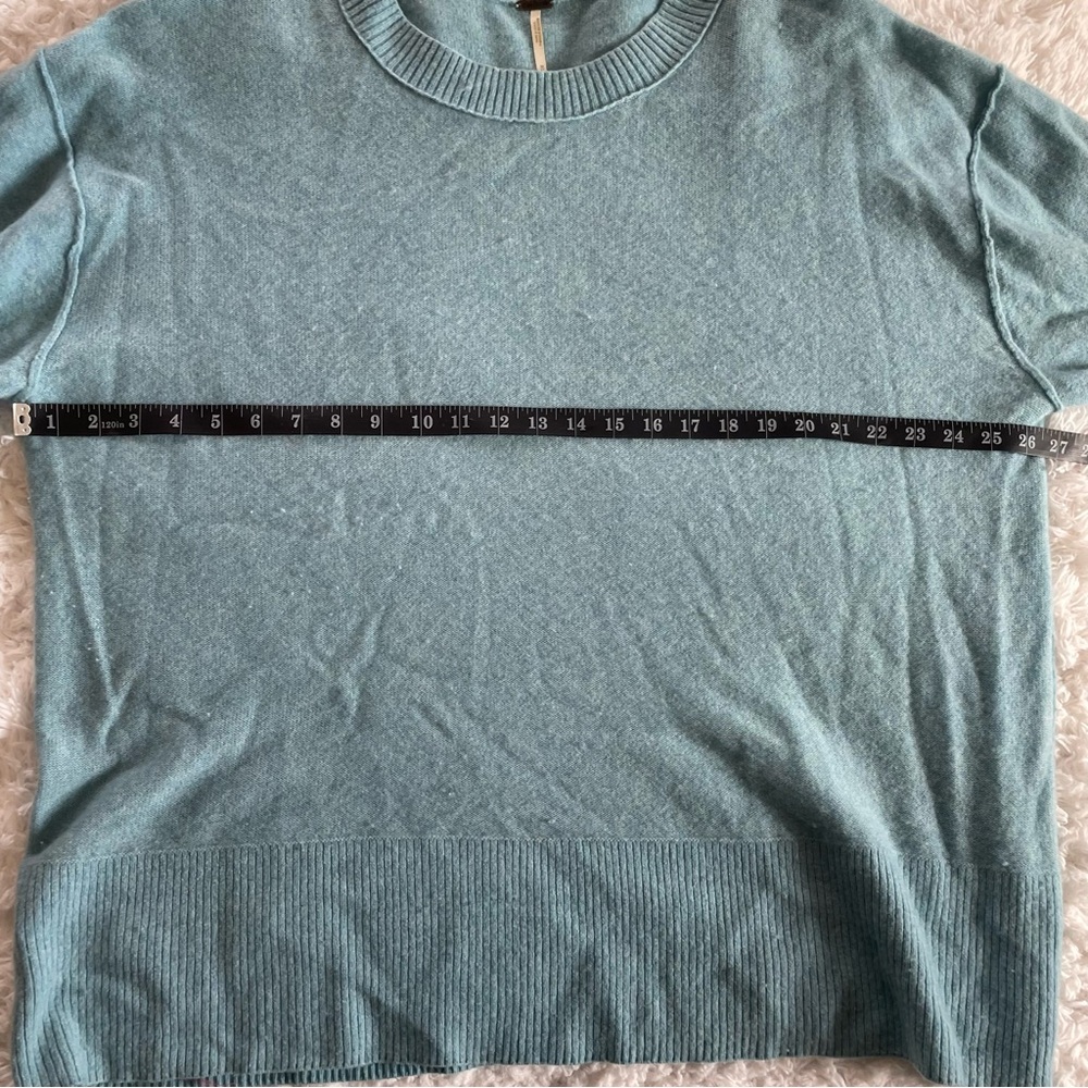 Free People | Relaxed, Slouchy, Light Blue Sweater - Picture 6 of 6